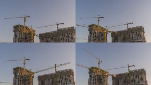 T/L WS LA ZO在北京城市建设高清在线视频素材下载