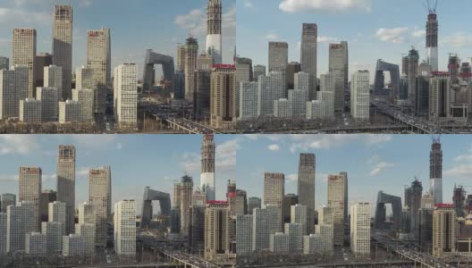 T/L WS HA ZO北京Urban Skyline in changing sunlight /北京，中国高清在线视频素材下载