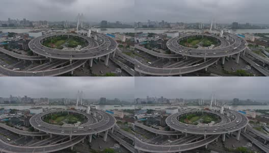 时光流逝——上海城市交通(WS HA缩小)高清在线视频素材下载
