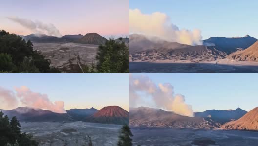 Mt.Bromo时间流逝高清在线视频素材下载