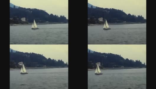 帆船湖马焦雷年80高清在线视频素材下载