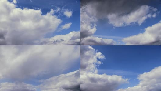 (清洁)Cloudscape间隔拍摄高清在线视频素材下载