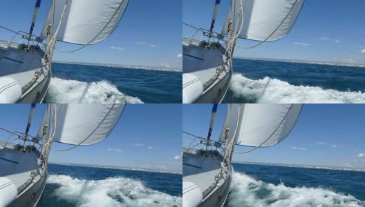 史诗-风帆上的帆船(慢镜头)高清在线视频素材下载