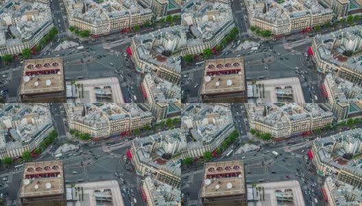 巴黎的十字路口高清在线视频素材下载
