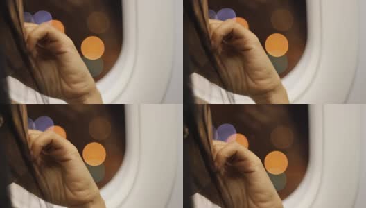 在飞机上接近女人高清在线视频素材下载