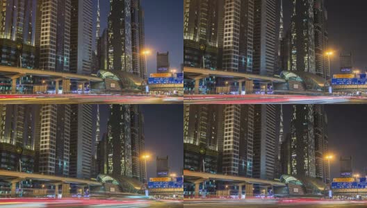 Sheikh Zayed Road in Dubai高清在线视频素材下载