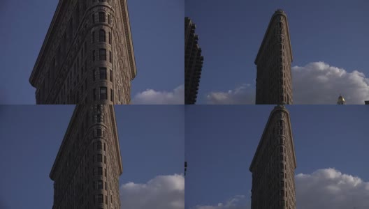 纽约熨斗大厦高清在线视频素材下载