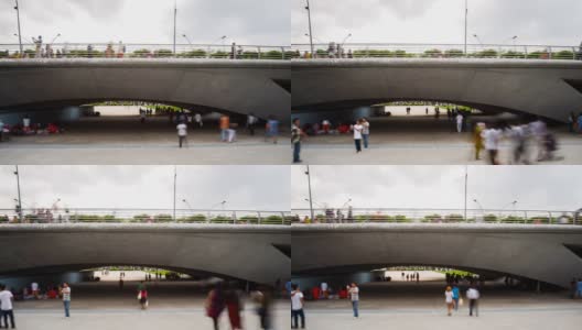 散步路大桥,新加坡高清在线视频素材下载