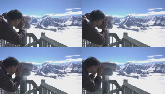 瑞士阿尔卑斯山通过POV高清在线视频素材下载