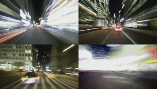 HD 1080 - Sharp POV驾驶通过城市高清在线视频素材下载