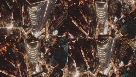 从天空中看到的香港城市景观高清在线视频素材下载