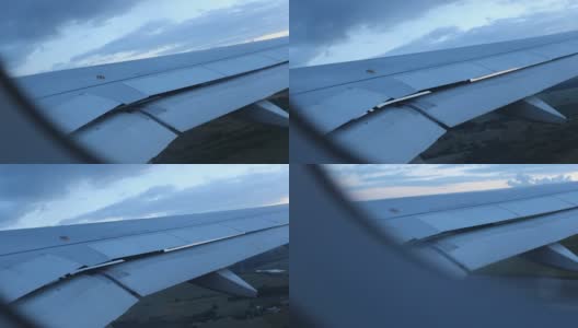 飞机的POV窗口高清在线视频素材下载