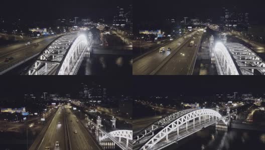 卢日尼基地铁桥高清在线视频素材下载