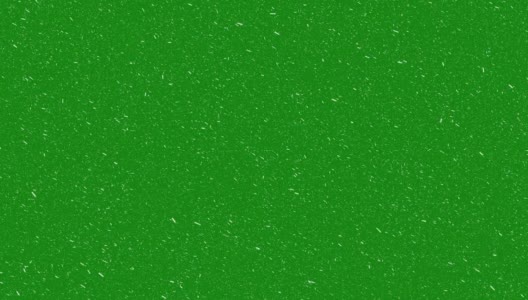 雪隔离色度键，下落现实动画在葛兰屏幕背景在4K合成。慢镜头，大的和小的雪花，阿尔法通道，强烈，绿色盒子，风暴，可循环-股票视频高清在线视频素材下载