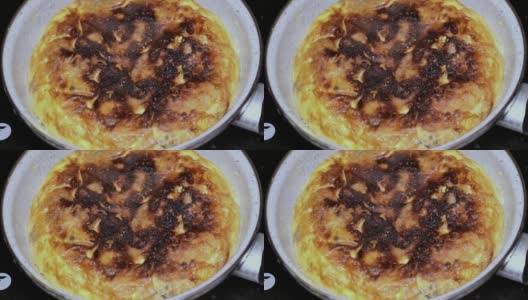 自制西班牙煎蛋卷高清在线视频素材下载
