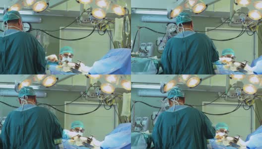 外科医生给病人动手术高清在线视频素材下载