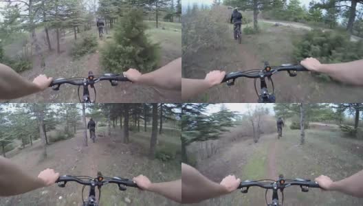 POV -骑骑骑自行车旅行高清在线视频素材下载