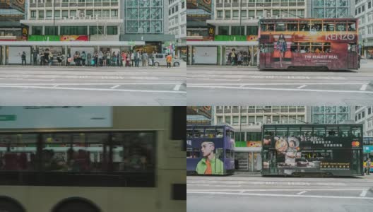 香港街头有皇冠的人。高清在线视频素材下载