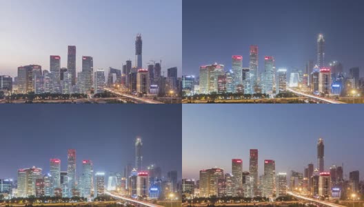 时间的流逝——中国北京的城市景观高清在线视频素材下载
