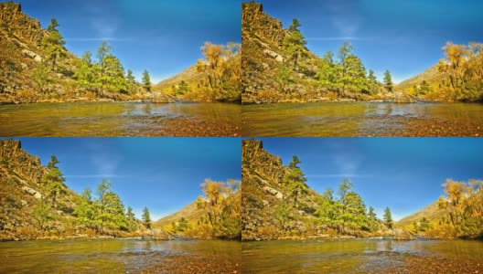 山区河流高清在线视频素材下载