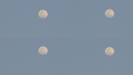月亮在天空。高清在线视频素材下载