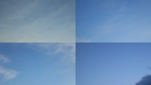 定点拍摄的天空和云彩的延时摄影高清在线视频素材下载