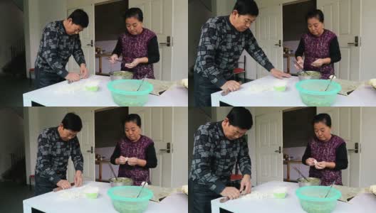做中国饺子高清在线视频素材下载