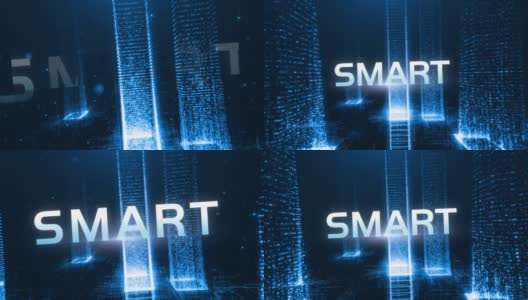 未来数据城市Word Smart高清在线视频素材下载