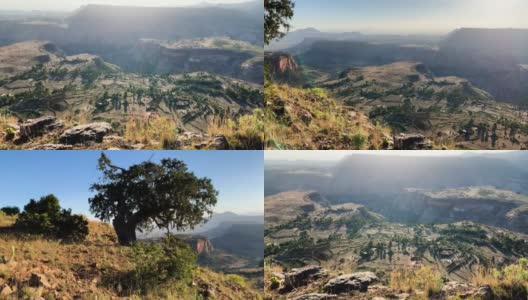 Tigray Valley，埃塞俄比亚，非洲，tc01高清在线视频素材下载