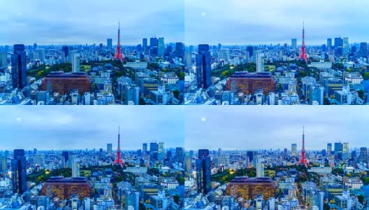 时光流逝:日本东京高清在线视频素材下载