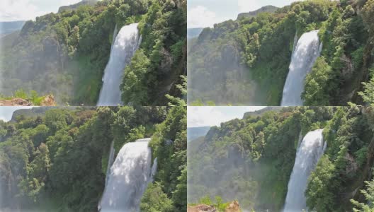 马摩瀑布的最后镜头高清在线视频素材下载