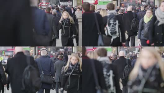 伦敦繁忙的街道高清在线视频素材下载