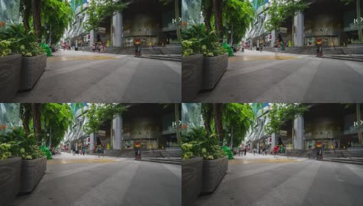 4k延时拍摄新加坡乌节路的皇冠高清在线视频素材下载