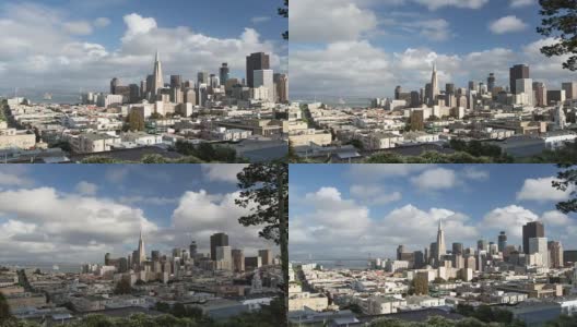 旧金山市中心景观高清在线视频素材下载