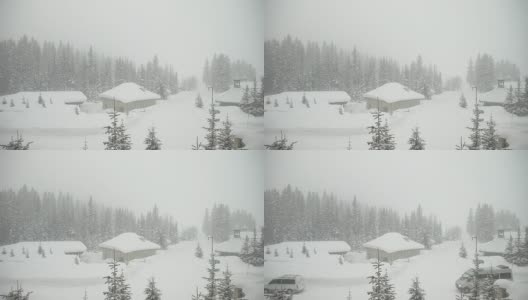山上的雪高清在线视频素材下载