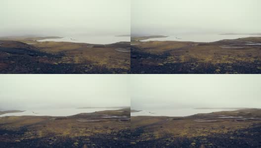 游客在Fjallsárlón冰山礁湖享受冰岛高清在线视频素材下载