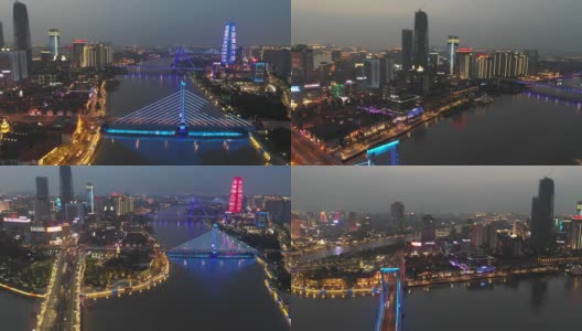 宁波城市建筑景观高清在线视频素材下载