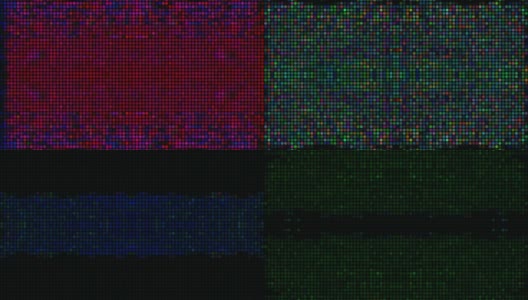 电脑生成的未来动画，彩虹系统错误模仿高清在线视频素材下载