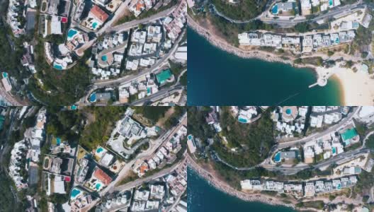 香港浅水湾的一座现代豪华住宅高清在线视频素材下载