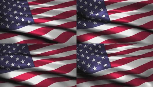 美国迷人的国旗高清在线视频素材下载