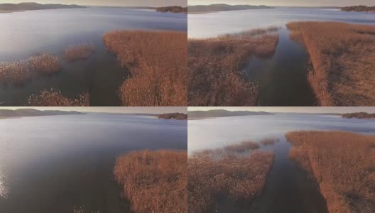 上图:早春的巴伐利亚“Waginger See”湖高清在线视频素材下载