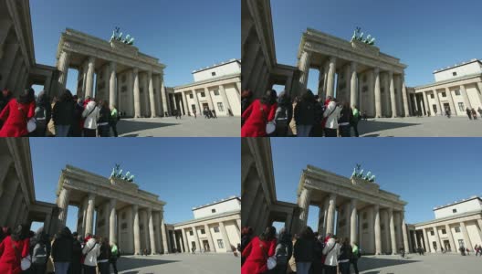 勃兰登堡之门，柏林高清在线视频素材下载