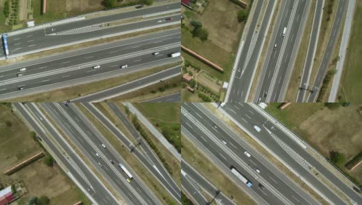HD:高速公路上的交通高清在线视频素材下载