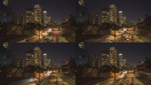 洛杉矶之夜高清在线视频素材下载
