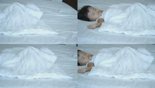 可爱的宝宝睡觉高清在线视频素材下载