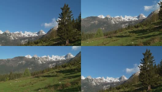 高清:美丽的朱利安阿尔卑斯山高清在线视频素材下载