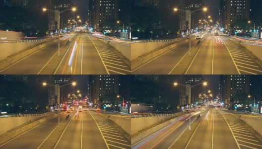 纽约市中城第一大道灯光小径高清在线视频素材下载