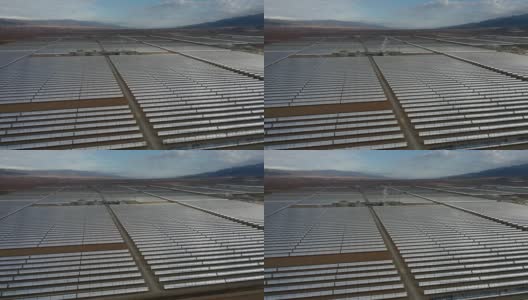 能源工业太阳能热电厂高清在线视频素材下载
