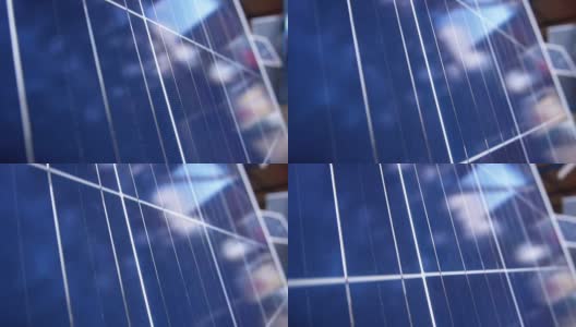 太阳能电池板高清在线视频素材下载