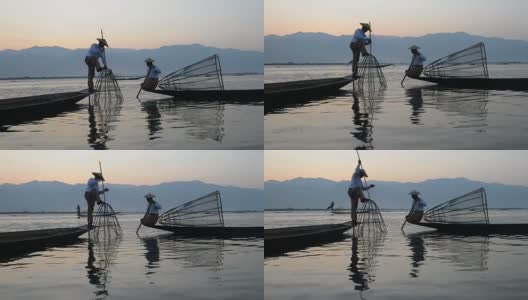 茵莱湖缅甸高清在线视频素材下载